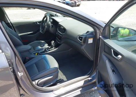 2017 Hyundai Ioniq Hybrid Limited from USA, damaged, VIN KMHC85LC1HU049331